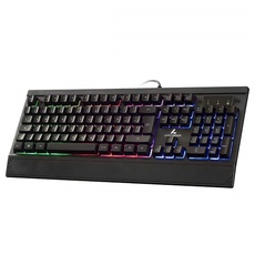 LYCANDER Gaming Keyboard Italy, Wired Keyboard - 19 anti-ghosting keys, 1.8m cable, rainbow backlight