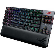 Bild von ROG Strix Scope RX TKL Wireless Deluxe, ROG RX RED, USB/Bluetooth, DE (90MP02J0-BKDA00)