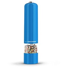 Bild EKP001B MALABARA - Pfeffermühle mit LED-Leuchten, Blau, 23 cm