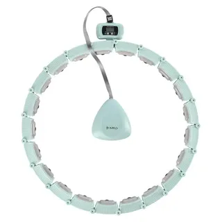 Massage Hula-Hoop-Reifen HMS HHM14 mit Gewichten und Zähler grün - Grün