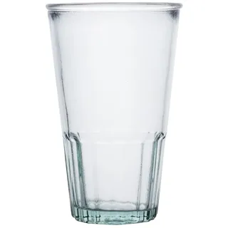 Olympia Trinkglas aus recyceltem Glas, geriffelt, 500 ml, 6 Stück