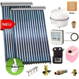 ThermoFlux Solarpaket | SRC 30-2 | Vakuumröhrenkollektoren | 9,1 m2