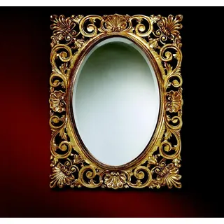 Spiegel Holzrahmen Wandspiegel klassischer Design Barock Rokoko Holz Rahmen xxl