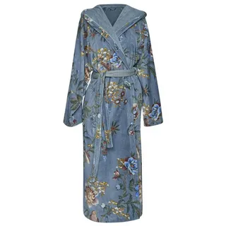 Pip Studio Bademantel Secret Garden Blau M