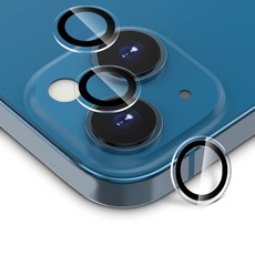 CloudValley Kameraschutz Kompatibel mit iPhone 13/ iPhone 13 Mini Kamera Glass, Camera Protector HD Klar Aluminiumlegierung Kamera Schutzfolie Linse, Blasenfrei Gehärtetes Glas - Transparent