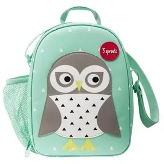 3 Sprouts - Lunch Bag - Mint Owl