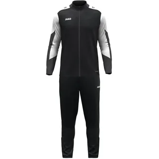 Jako Unisex Polyesteranzug Dynamic, schwarz/weiß/anthrazit, M