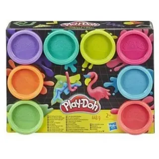 Hasbro Play-Doh Knete 8er-Pack Neonfarben (E5063)