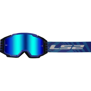 LS2 Charger Pro Offroad-brille - Blue - Iridium