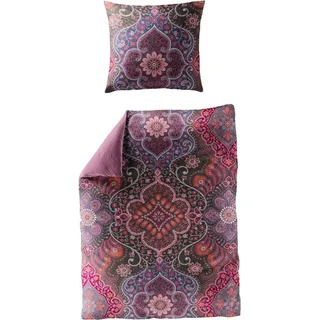 Jekatex Baumwoll-Satin Bettwäsche FLORENZIA (135_x_200_cm)