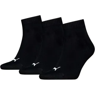 Puma Quarter Socken 3 Paar Schwarz 47-49