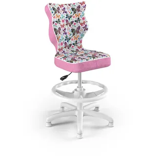 Raumhirsch Furniture Kinderstuhl Petit mit Fußstütze , Rosa , Textil , Quadratisch , 66x96x66 cm , Babymöbel & Kindermöbel, Babyzimmer, Kindersessel & Kindertische