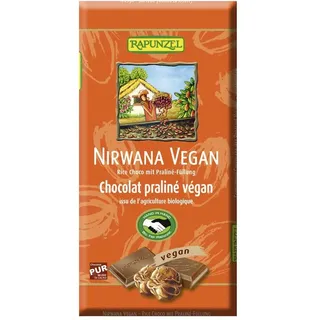 RAPUNZEL Nirwana vegane Schokolade mit Praliné-Füllung 100 g