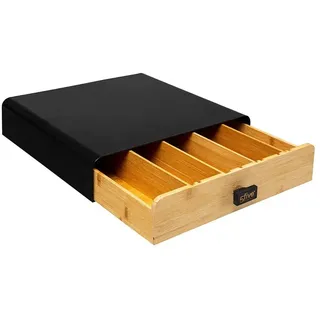 5 Five Aufbewahrungsbox Für Kaffeekapseln Für Die Küche - Black / Brown - One Size
