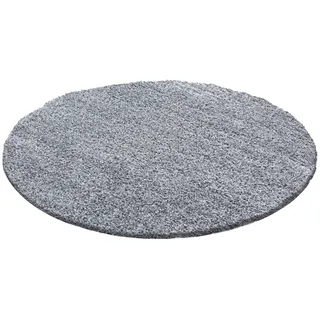 Ayyildiz Hochflorteppich »Life Shaggy 1500«, rund Wohnzimmer, Langflor, Schlafzimmer, große Farbauswahl
