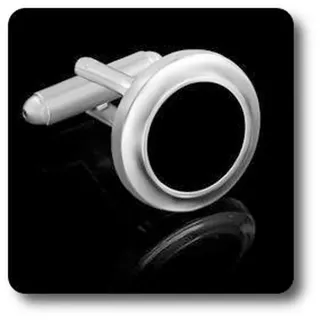 Mineralien und Steine Précieuses. Manschettenknöpfe Black Onyx