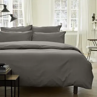 ITC Bettbezug, Baumwollsatin, Zink, 240 x 220 cm