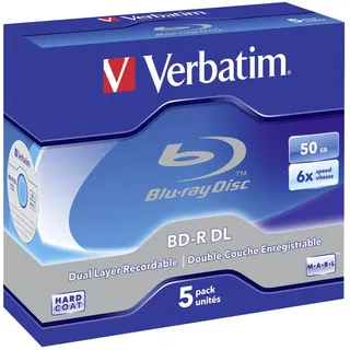 Verbatim BD-R DL 50GB 6x 5er Jewelcase