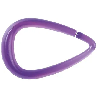 Spirella Set mit 12 Duschvorhangringen, Tropfenviolett