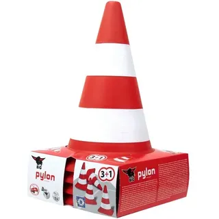 Big Pylonen Set 4 Stück 800001191 Rot/Weiß