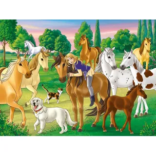 Ravensburger Puzzle Lissy und Arcado auf der Koppel 12004009