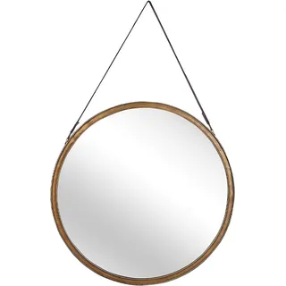 Beliani Wandspiegel 60 x 60 cm Goldfarben