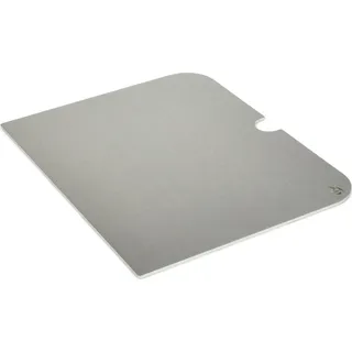 Edelstahl Grillplatte | Plancha passend für Weber Go Anywhere - ersetzt eine Grillrosthälfte