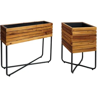 MCW Pflanzkasten 62 x 60 x 22 cm Braun