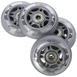 PU 72x24 82A PRZEZROCZYSTE (4 szt.) + ABEC-7 (8 szt.) ZESTAW NILS EXTREME