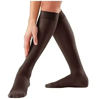 Gambaletto Media Compressione 70 Den Nero/Beige - Made in Italy