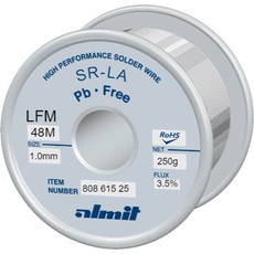 Almit Lötdraht, SR-LA SUPER LFM-48-M, 1,0 mm, 250 g, Lötgerät Zubehör