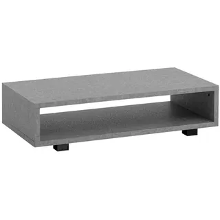 Wohnling Couchtisch Grau 100 cm x 50 cm x 25 cm