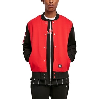 Starter Black Label Herren Collegejacke Starter 71 College Jacket, Farbe cityred/black, Größe XL