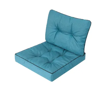 Bjird Sitzkissen 50 x 50 x 10 cm blau 1 St.