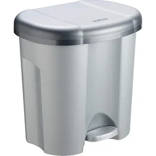 Rotho Abfalleimer 760108F850 - Silber