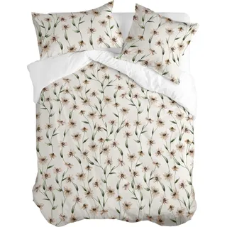 Tinny bloom Bettbezug 200 x 200 cm 100% Baumwolle Hergestellt in Europa - Bunt