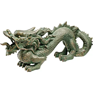 Design Toscano Asiatischer Drachen der Chinesischen Mauer, Maße: 11,5 x 53,5 x 20,5 cm