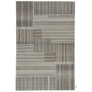 Tom Tailor HOME »Stripy Pat« rechteckig 5 mm Höhe Flachgewebe, modernes Patchworkdesign, gestreift, Chenille, Wohnzimmer
