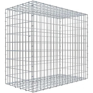 Gabiona C-Ring-Gabione 90 x 100 x 50 cm Maschenw 5 x 10 cm