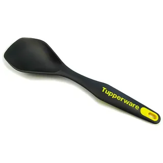 Tupperware Servierlöffel Schwarz-Gelb D166 Servier TOP-Servierlöffel 8760 - 1 Stück, Metall, Original Tupperware