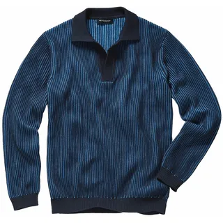 Raumgreifer-Polo Blau 56