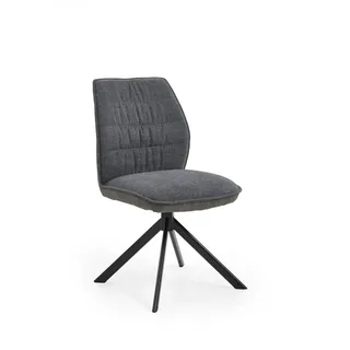 Niehoff Sitzmöbel Gent Schalenstuhl - Eisengestell/Stoffbezug - 180° drehbar