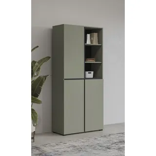 OTTO home Cross 79,5 x 183,5 x 40 cm grün / grün matt