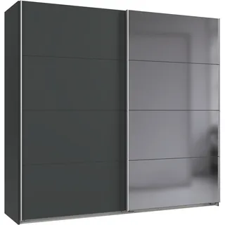 WIMEX Schwebetürenschrank Ernie 225 x 210 x 65 cm Grau