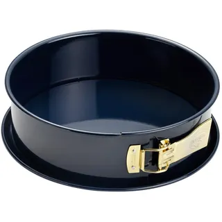 Dr.Oetker Springform , Dunkelblau , Metall , rund , kratzfest, antihaftbeschichtet, PFAS-frei , Backen & Backzubehör, Backformen, Springformen