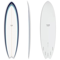 Bild Epoxy TET 6'6 MOD Fish Classic 2 Surfboard weiss, weiss, Uni