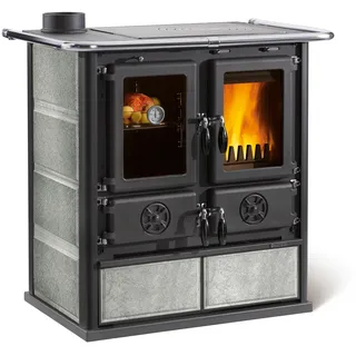 La Nordica-Extraflame La Nordica »Küchenherd »ROSETTA« Sinistra serpentino«, schwarz,