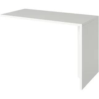 Mid.you Schreibtisch , Weiß , Holzwerkstoff , rechteckig , 58x75x120 cm , Fsc , in verschiedenen Holz-Dekoren erhältlich , Büromöbel, Schreibtische, Schreibtische