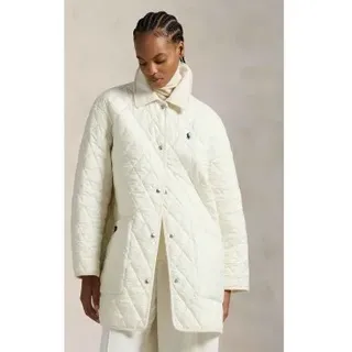 Polo Ralph Lauren für Damen. 211971180001 Off-white Steppjacke (XXS), Weiß, Lässig, Recyceltes Polyester