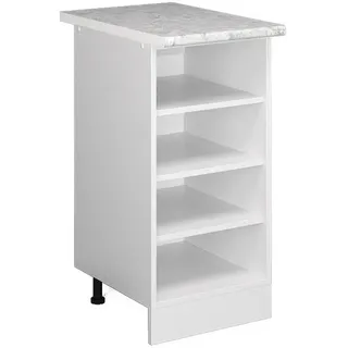 Vicco Unterschrank Küchenregal R-Line 40 x 81,6 x 60 cm Weiß